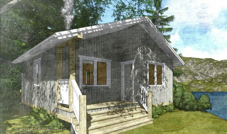 Каркасная баня Аляска 42