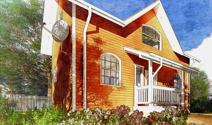 Проект каркасного дома Линка 89