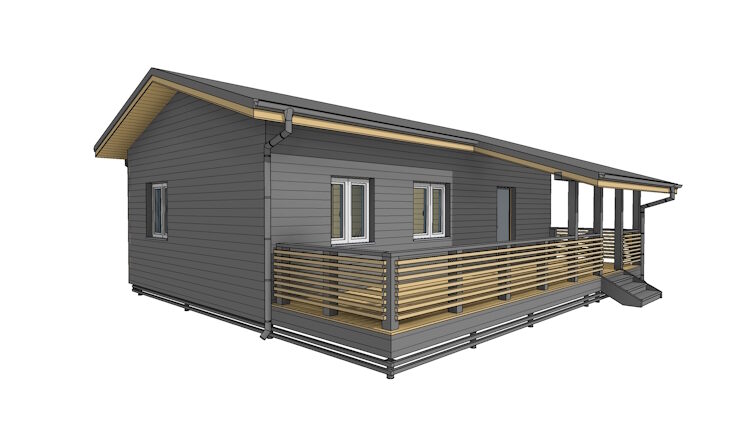 Каркасный дом КД-79