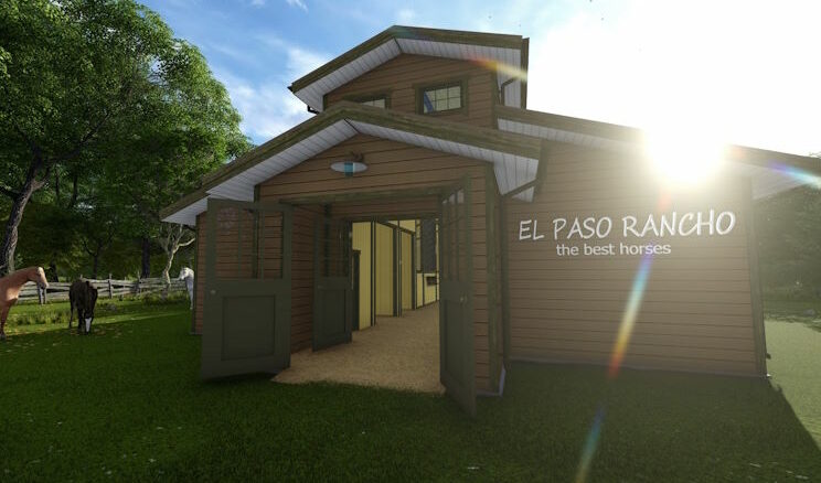 Каркасная конюшня Эль-Пасо 240