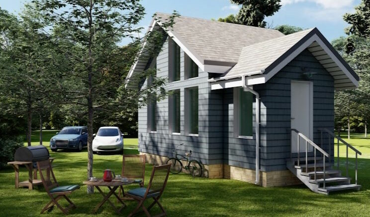 Каркасная баня 5х5,5м.